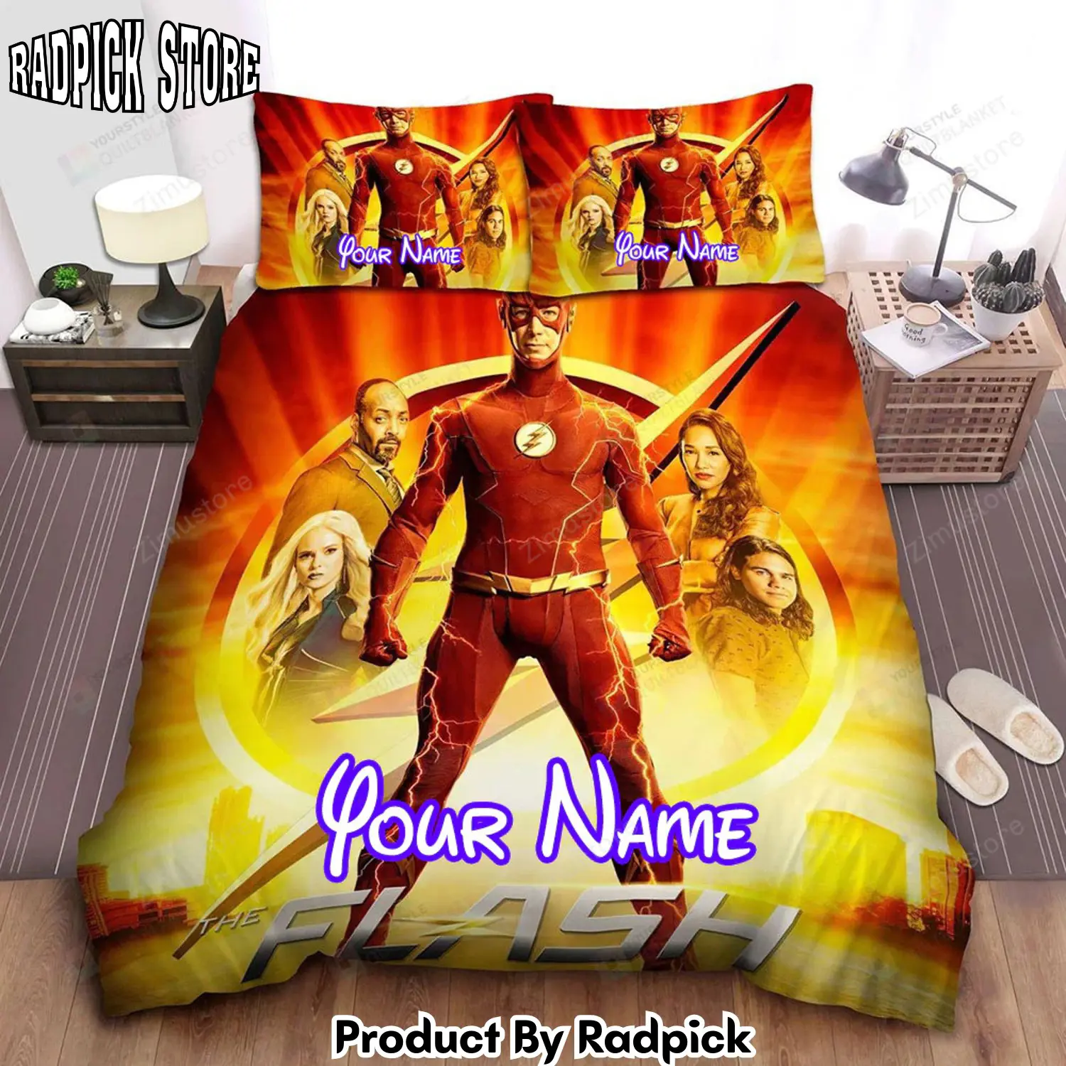Radpick the flash tv series poster bed sheets spread comforter duvet cover personalized name bedding sets rp3271269